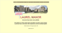 Desktop Screenshot of laurelmanor.co.uk